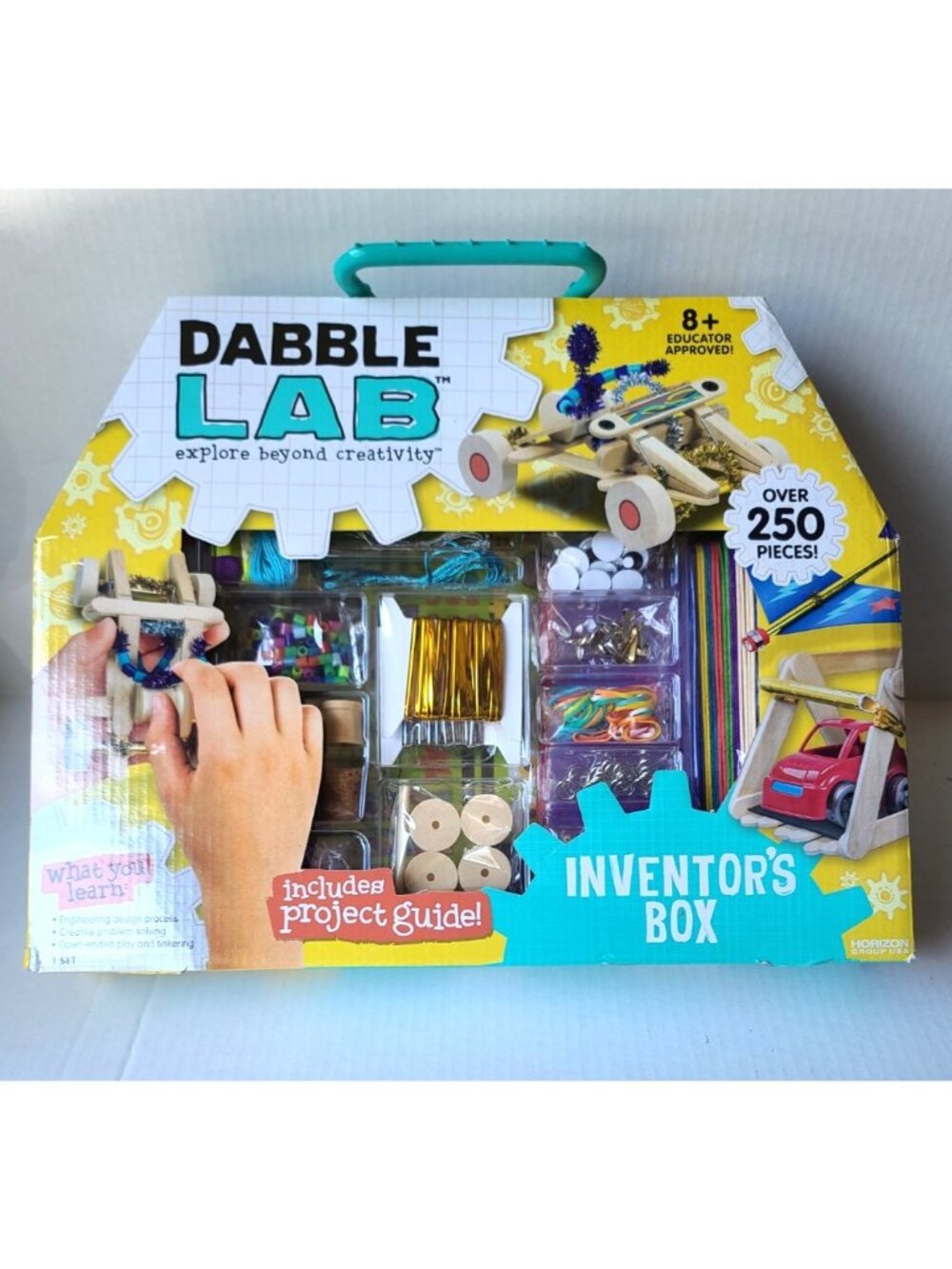 Dabble Lab Kids Inventor's Box 250+ Pieces Fun Educational Crafts Ages 8+  NEW